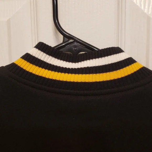 WOMEN'S LARGE NFL STEELERS LETTERMAN/VARSITY JACKET - Picture 9 of 16